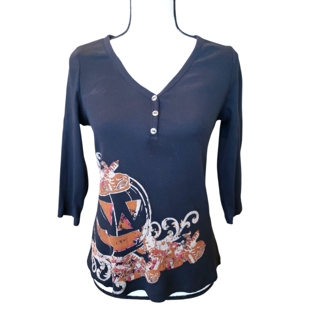 One World Fall Pumpkin Top